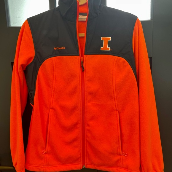 University of Illinois Columbia Zip Fleece Jacket- Women’s Small NWOT - Picture 1 of 3